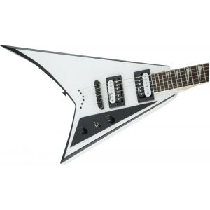 Jackson JS Series Rhoads JS32T White with Black Bevels