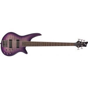 Jackson JS Series Spectra Bass JS3QV Laurel Fingerboard Purple Phaze