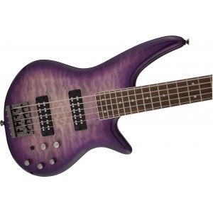 Jackson JS Series Spectra Bass JS3QV Laurel Fingerboard Purple Phaze
