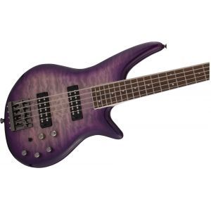 Jackson JS Series Spectra Bass JS3QV Laurel Fingerboard Purple Phaze