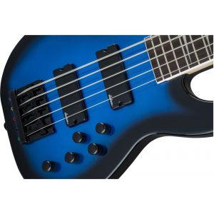 Jackson JS Series Concert Bass JS3V Amaranth Fingerboard Metallic Blue Burst