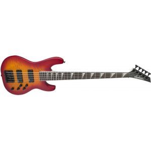 Jackson JS Series Concert Bass JS3VQ Amaranth Fingerboard Cherry Burst