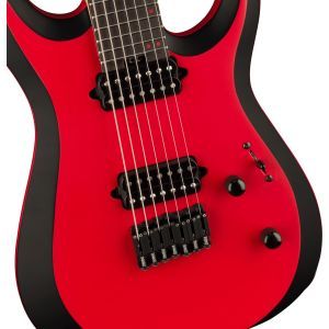 Jackson Pro Plus Series Dinky MDK HT7 Red with Black Bevels