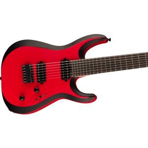 Jackson Pro Plus Series Dinky MDK HT7 Red with Black Bevels