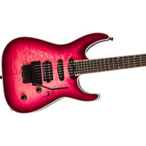 Jackson Pro Plus Series Soloist SLA3Q Fuschia Burst