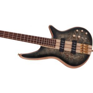Jackson Pro Series Spectra Bass SBP IV Caramelized Jatoba Fingerboard Transparent Black Burst