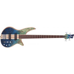 Jackson Pro Series Spectra Bass SBP IV Caramelized Jatoba Fingerboard Caribbean Blue