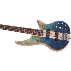 Jackson Pro Series Spectra Bass SBP IV Caramelized Jatoba Fingerboard Caribbean Blue