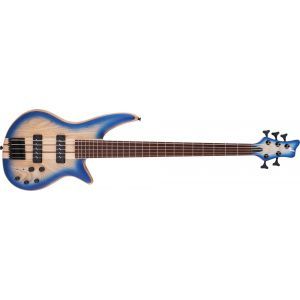 Jackson Pro Series Spectra Bass SBA V Caramelized Jatoba Fingerboard Blue Burst