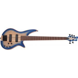 Jackson Pro Series Spectra Bass SBA V Caramelized Jatoba Fingerboard Blue Burst