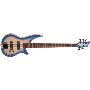 Jackson Pro Series Spectra Bass SBA V Caramelized Jatoba Fingerboard Blue Burst