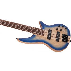 Jackson Pro Series Spectra Bass SBA V Caramelized Jatoba Fingerboard Blue Burst