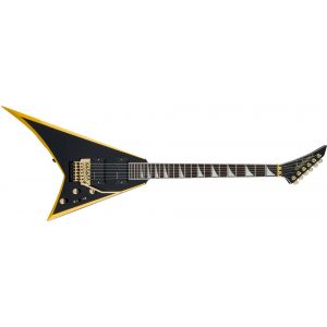 Jackson X Series Rhoads RRX24 Black with Yellow Bevels