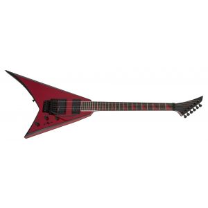 Jackson X Series Rhoads RRX24 Red with Black Bevels