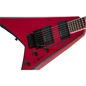 Jackson X Series Rhoads RRX24 Red with Black Bevels