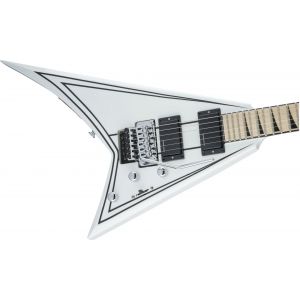 Jackson X Series Rhoads RRX24M Snow White with Black Pinstripes