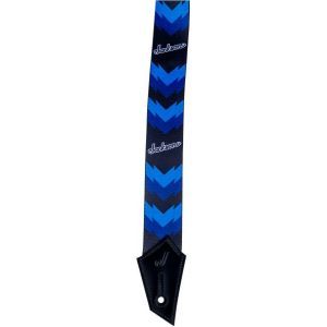 Jackson Strap with Double V Pattern Black/Blue