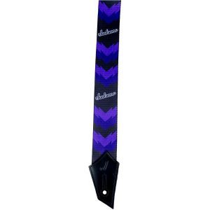 Jackson Strap with Double V Pattern Black/Purple