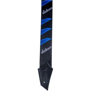 Jackson Strap with Headstock Pattern Black/Blue