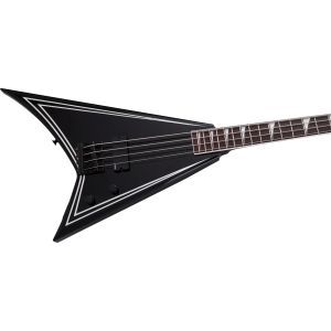 Jackson X Series RRB IV Rhoads Bass Black with White Pinstripes