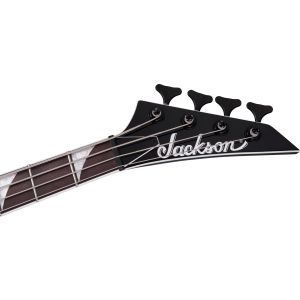 Jackson X Series RRB IV Rhoads Bass Black with White Pinstripes