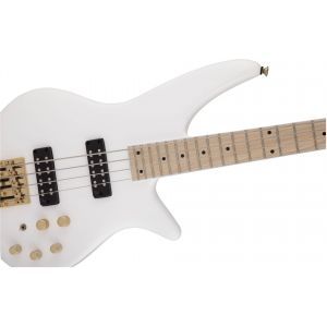 Jackson X Series Spectra Bass SBXM IV Maple Fingerboard Snow White