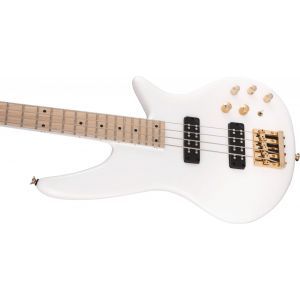 Jackson X Series Spectra Bass SBXM IV Maple Fingerboard Snow White