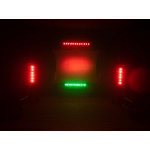2 x Eurolite LED BAR-12 QCL RGBW + husa
