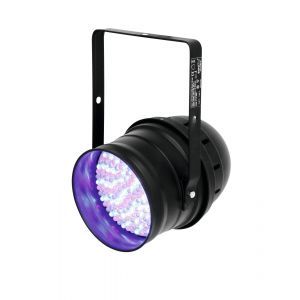 LED PAR-64 RGB 10mm Short negru