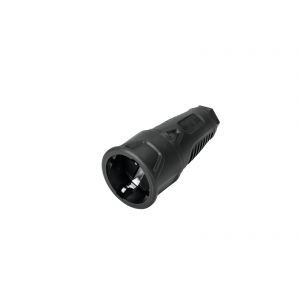 PC Electric Safety Connector Rubber Black