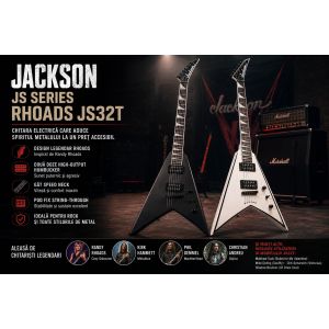 Jackson JS Series Rhoads JS32T – Chitara electrică care aduce spiritul metalului