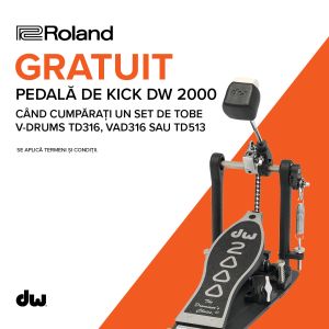Cumpără un set toba electronică  si primesti gratuit o pedală toba mare