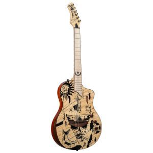 Ortega TourPlayer Series RTPG-LS2 4/4 Bermuda