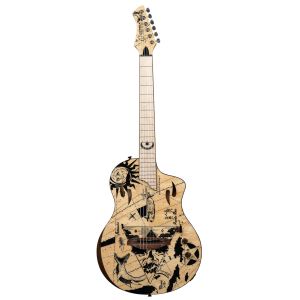 Ortega TourPlayer Series RTPG-LS2 4/4 Bermuda