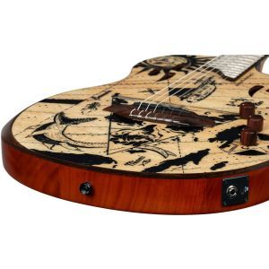 Ortega TourPlayer Series RTPG-LS2 4/4 Bermuda