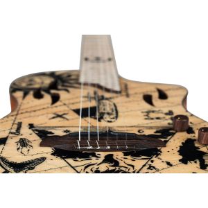 Ortega TourPlayer Series RTPG-LS2 4/4 Bermuda