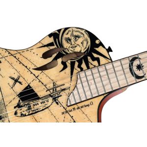 Ortega TourPlayer Series RTPG-LS2 4/4 Bermuda