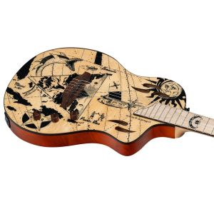 Ortega TourPlayer Series RTPG-LS2 4/4 Bermuda