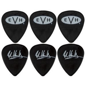 EVH Signature Picks Black-White .60 mm 6 Count