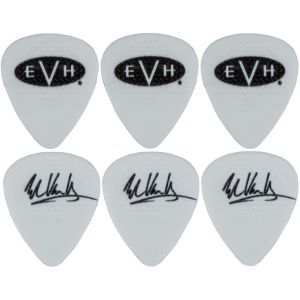 EVH Signature Picks White/Black 0.73 mm