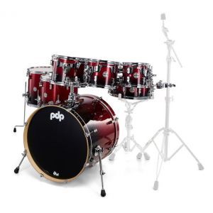 PDP by DW Concept Maple Red to Black Fade PDP by DW Concept Maple Red to Black Fade