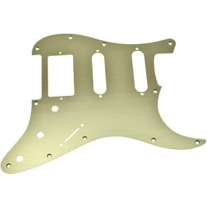 Fender 11-Hole Modern 1-Ply Anodized Stratocaster H-S-S Pickguard Gold