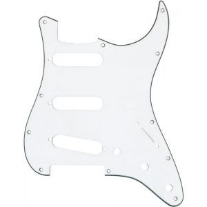 Fender Stratocaster Pickguard SSS WH