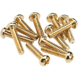 Fender Pickup and Selector Switch Mounting Screws Gold