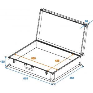 Roadinger Universal Case FOAM GR-4 black