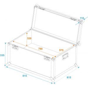 Roadinger Universal Transport Case 80x60cm