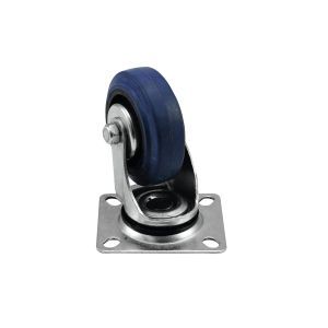 Roadinger Swivel Castor 75mm blue