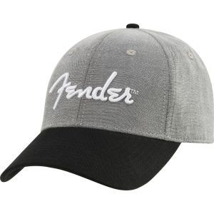 Fender Hipster Dad Hat Gray and Black