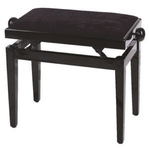 Scaun Pian FX Reglabil Negru Lucios