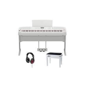 Set 1 Pian Digital Yamaha DGX 670 White